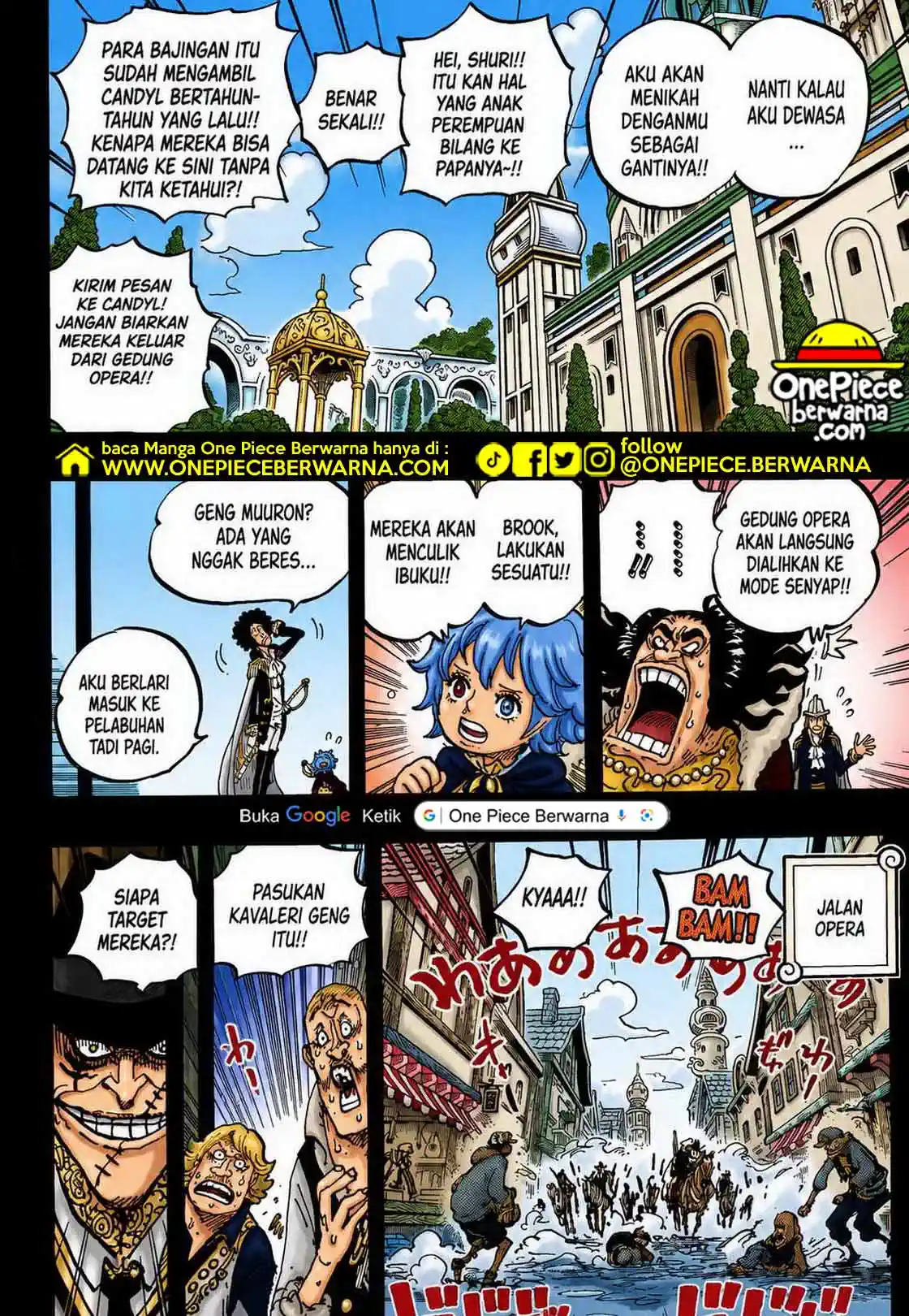 One Piece berwarna 1183 1184 1185 bahasa indonesia